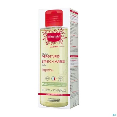 MUSTELA HUILE DE SOIN VERGETURES 105ML – Pour le corps | MUSTELA  3