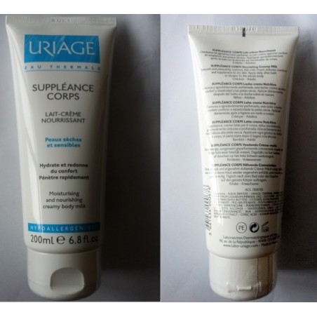 URIAGE SUPPLEANCE CORPS LAIT CREME NOURRISSANT 200ML – Pour le corps | URIAGE  1