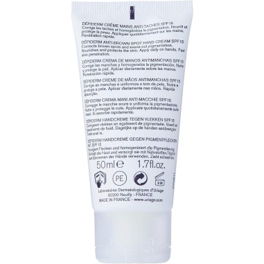 URIAGE DEPIDERM CREME MAINS ANTI-TACHE SPF15 50ML – Protection solaire et bronzage | URIAGE  2