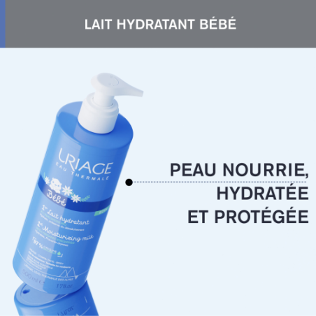 URIAGE BEBE 1ER LAIT HYDRATANT 500ML – Pour le visage | URIAGE  4