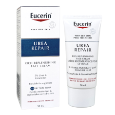 EUCERIN CREME VISAGE EMOLLIENTE 5% UREE PEAU SECHE 50ML