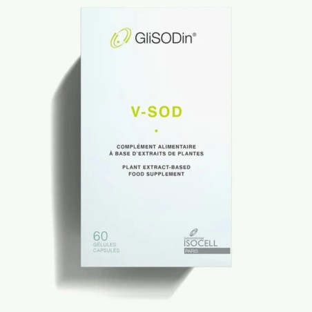 Glisodin V-SOD 60 Gelules – Vitamines et compléments alimentaires | Glisodin  1