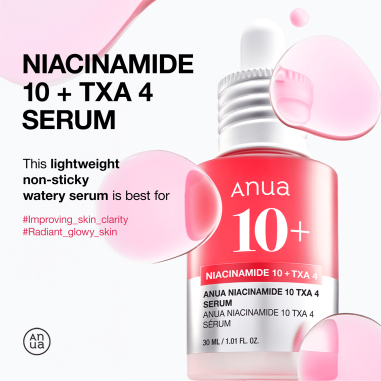 ANUA NIACINAMIDE 10% + TXA 4% SERUM 30ML – Anti-taches pigmentaires | ANUA  2