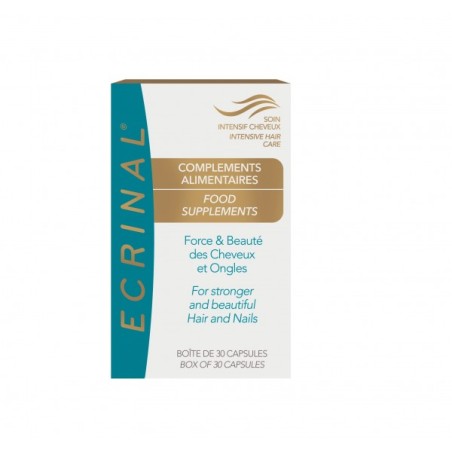 ECRINAL Ongles & Cheveux 30 Capsules — Force & beauté des phanères