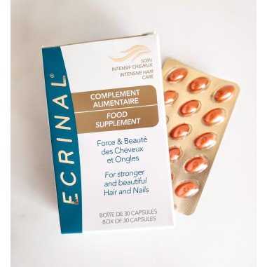 ECRINAL Ongles & Cheveux 30 Capsules — Force & beauté des phanères