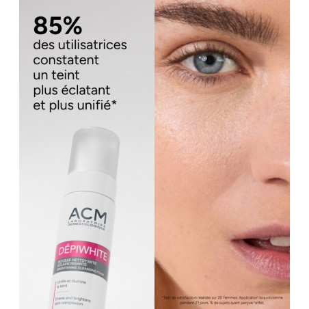 ACM DEPIWHITE LA MOUSSE NETTOYANTE ECLAIRCISSANTE 200ML – Pour le visage | ACM  1